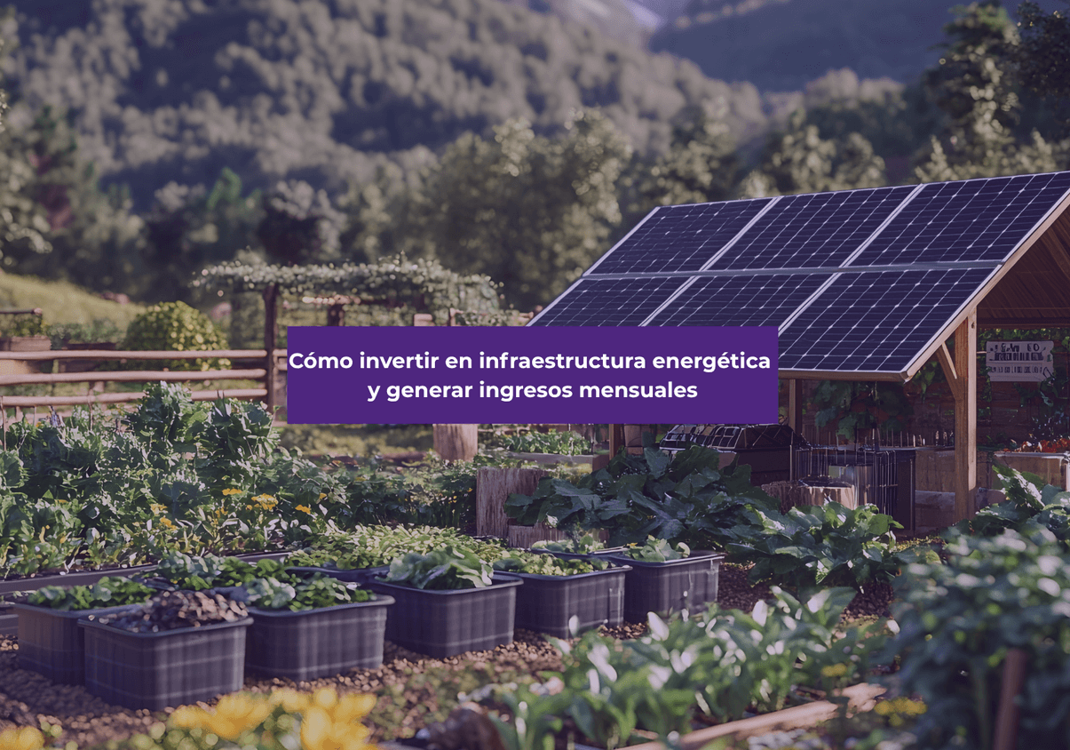 Cómo invertir en infraestructura energética y generar ingresos mensuales