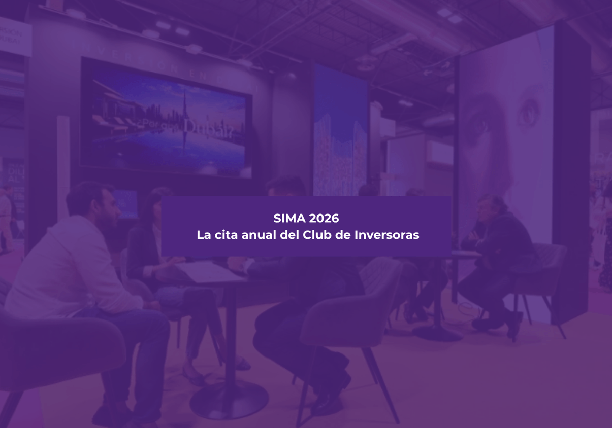 El Club de Inversoras estará en SIMA 2026: evento inmobiliario clave para conocer tendencias, crowdlending y oportunidades reales. Reserva tu plaza.